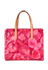 Flower Ikat Catalina BB, &pound;550, Handbags, Pink/Tan, Leather/Patent Leather, Back view